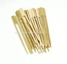 9 Inch Bamboo Double Prong Double Bamboo Skewers Bamboo 18mm Wide thumbnail-1