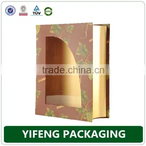 Custom Company Logo Pantone Color Printed Cardboard Box With Clear Pvc Window thumbnail-6