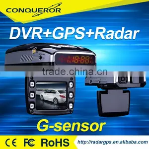 2000m Detection 2.0 Inch 3in11080P GPS G-Sensor CAR Dvr CAMERA H.264 Strelka Radar Detector thumbnail-1