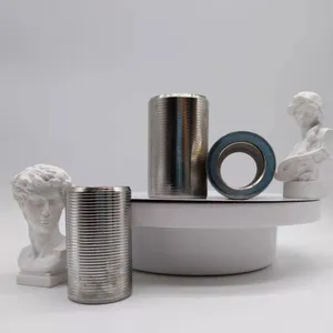 Stainless Steel Cylindrical 304 Tube Nut Round Weld Threaded Screw Sleeve thumbnail-5