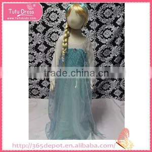 Elsa Coronation Dress, Elsa Dress Cape, Baby Girl Party Dress thumbnail-1