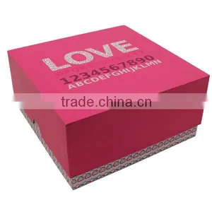 Square Paper Board Gift Packing Box With Cute Printing thumbnail-4