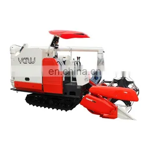2020 New YAZU DC70+ Harvetser Chinese Manufacturer Combine Harvester Similar Kubota DC70 With Lifting Chassis thumbnail-1