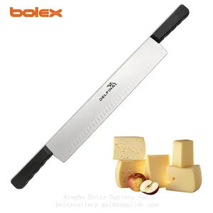 Double Handle Chesse Cutter Knife Watermelon Knives Professional Bakery Tools Color Coded Handles thumbnail-1