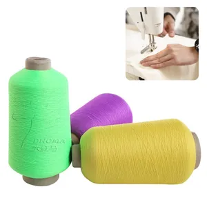 1000 Stock Colors 70D/24F/2 Nylon Yarn High Stretch Nylon Dty Yarn Hank Dyed Polyamides 6 Yarn for Elastic Webbing thumbnail-2