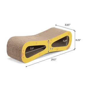 MeowLove Hot Sales Scratcher Cat Play Toy Corrugated Cardboard Cat Scratcher Cat Cardboard thumbnail-2