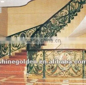 New Design Stair Railling Iron Wrought Iron Component thumbnail-6