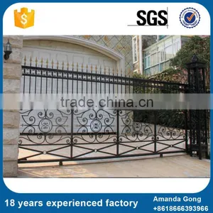 Hight Quality Inswing Powder-Coated Wrought Iron Gate Price thumbnail-6