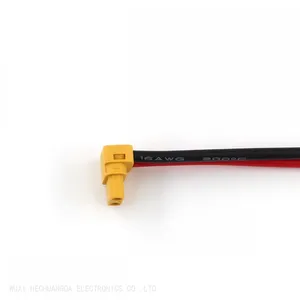 XT30ULW-F With Silicone Wire Battery Power Cables Customization XT30ULW Vertical Wiring thumbnail-1