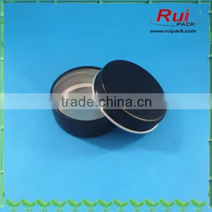 Black Cosmetic Aluminum Screw Jar,food Grade Aluminum Jar Container thumbnail-2