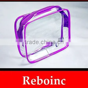 PVC Mesh Bags PVC Zippered Envelope Organization Storage Pouch Bags thumbnail-1