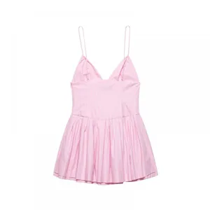2025 Spring/Summer New European and American Style Women's Fashion Sexy Hot Girl Bow Decoration Dress thumbnail-4