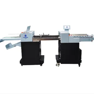 Shanghai Xiangbao XB-CP380+XB-CF380 Automatic Creasing and Folding Machine Integrated Machine (industrial Type) thumbnail-1