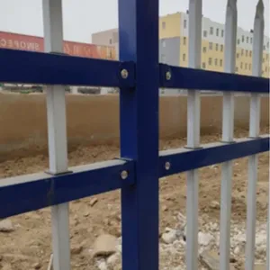 Zinc Steel Anti Climbing Fence for Schools, Communities, Villas, and Factory Yards With Durable Iron Poles thumbnail-3
