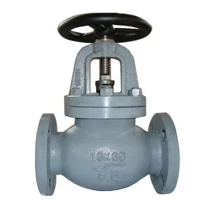 JIS 5K 10K 16K Cast Iron FC200 Flange Marine Stop Globe Valve Industrial Globe Valve Manufacturer thumbnail-4