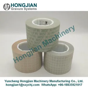 3M Sand Belt Abrasive Belt Polishing Tape Microfinishing Film for Gravure Cylinder Chrome Polishing Machine thumbnail-1