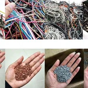 Dry-type Copper Cable Granulator, Double Rollre Copper Cable Crusher for Wires thumbnail-2