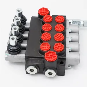 Hydraulic Multi-Way Directional Control Valve for Construction Machinery With Custom Handle thumbnail-3