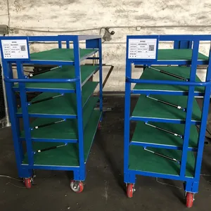 Multi Layer Base Plate Workpiece Transfer Cart For Workshop thumbnail-2