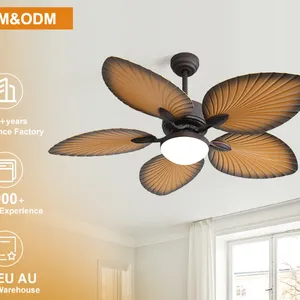 52-inch Southeast Asian Tropical Fan Light/ABS Fan Light/three-color Dimming Fan Light（Wechat:13510231336） thumbnail-2