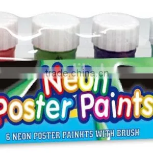 6 ct 20ml Neon Poster Paint ARTOYS A0250 thumbnail-1