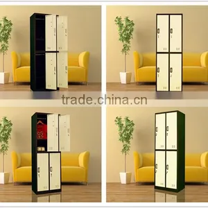 Factory Direct Price Half Height 4 Door Steel Material Office Use Locker thumbnail-6