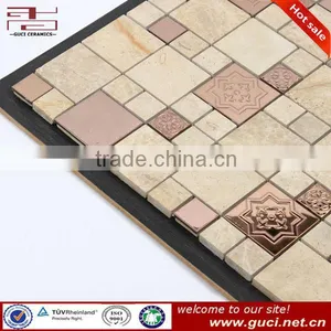 Guangzhou Stone Metal Mix Mosaic Tile thumbnail-1