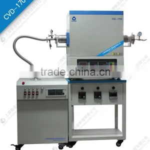 New Design CVD Verical Vacuum Tube Furnace up to 1700C thumbnail-2