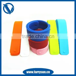 2015 Wholesale Cheap Silicone Slap Bracelet for Kids Gift Quality Choice thumbnail-1