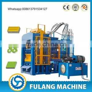 Automatic Cement Block Moulding Machine QT10-15 House Plans Buy Clay Bricks Cement Factories in Egypt thumbnail-1