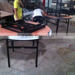 Wholesale White Round Folding Event Table thumbnail-4