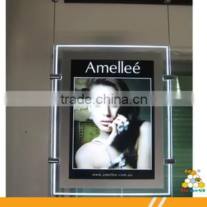 Acrylic Ceiling Hanging Led Crystal Lightbox thumbnail-1