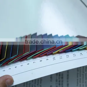 Pin Grain Embossing Faux Pvc Synthetic Leather With Multi-color Back Fabric for Bags thumbnail-4
