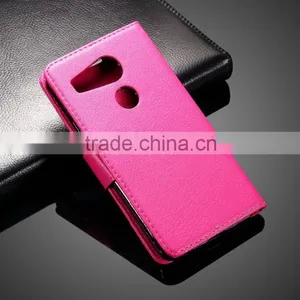 MMT Litchi Grain With Buckle PU Leather Wallet Case With Card Slot Case With PC Back Cover For Google 5X MT-4927 thumbnail-2