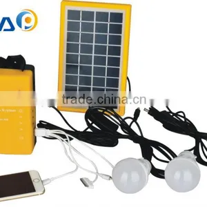 Solar Power Lighting System, With Solar Panel, LED Light, Battery With USB Output thumbnail-2