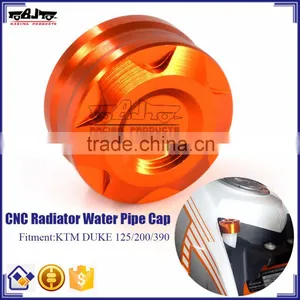 BJ-OC-018C Motorcycle CNC Radiator Water Pipe Cap for KTM DUKE 125/200/390 thumbnail-1