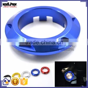 BJ-ISC-TMAX Motorcycle Blue CNC Aluminum Ignition Switch Cover for Yamaha T MAX 530 2013-2015 thumbnail-1