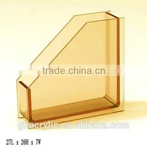 GH-RZ597 High-end and High Grade Custom Promotion Retail Acrylic Magazine Rack,customized Acrylic Magazine Rack thumbnail-1
