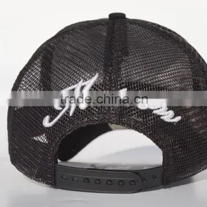 Black Cotton Twill Baseball Cap With Embroidery Logo thumbnail-3
