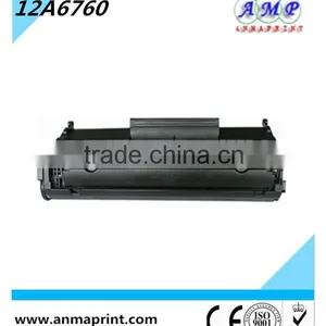 Laser Jet Printer Toner Cartridge 12A6760/12A6860 Compatible for Lex Mark Printer Toner thumbnail-1
