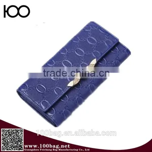 2016 New Arrival Women Genuine Leather Wallet Cowhide Crocodile Purse Security Ladies Party Clutches thumbnail-4