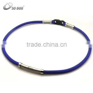Magnetic Titanium Sports Silicone Necklace thumbnail-1
