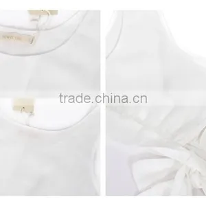 2017 Ladies New Design Fahion Top Designs With a Back Tie thumbnail-6