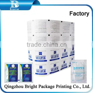 Printed Aluminum Foil Paper Packing Lemon Cleaning Wipes, Aluminium Foil Paper Packaging for Adult Wet Wipes, Cleaning Wet Wipes thumbnail-2