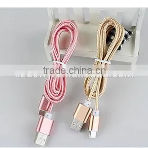 Wholesale Custom Cell Phone Custom Usb Charger Cables Usb Type-c Cable(golden) thumbnail-6