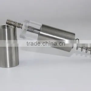 Stainless Steel Handpress Manual Salt and Pepper Mill Pepper Grinder thumbnail-2