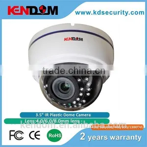Sony Effio-E, Effio-V IR Plastic Dome CCTV Camera 700/ 700WDR TVL 4.0/6.0/8.0 Big Lens Convenient for Operation Security System thumbnail-1