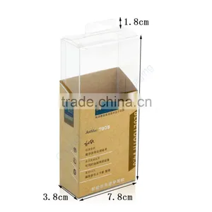 Fashionable Transparent Plastic Box for Earphone Packaging thumbnail-2
