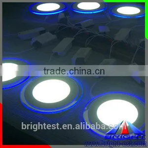 Hot Sale Round Double Color With LED Panel Light ,50pcs Led Panel Light ,double Color LED Panel Light (white + Blue) thumbnail-3