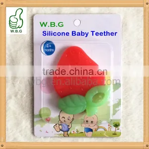 Non-toxic Funny Silicone Baby Fruit Teether thumbnail-4